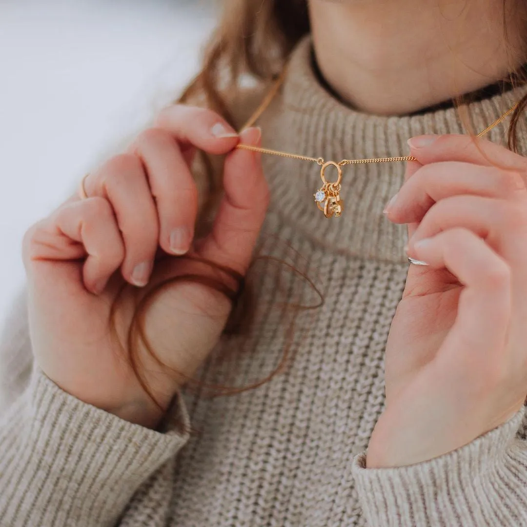 Moon Star Diamond Necklace sold by Selenichast product image thumbnail 3