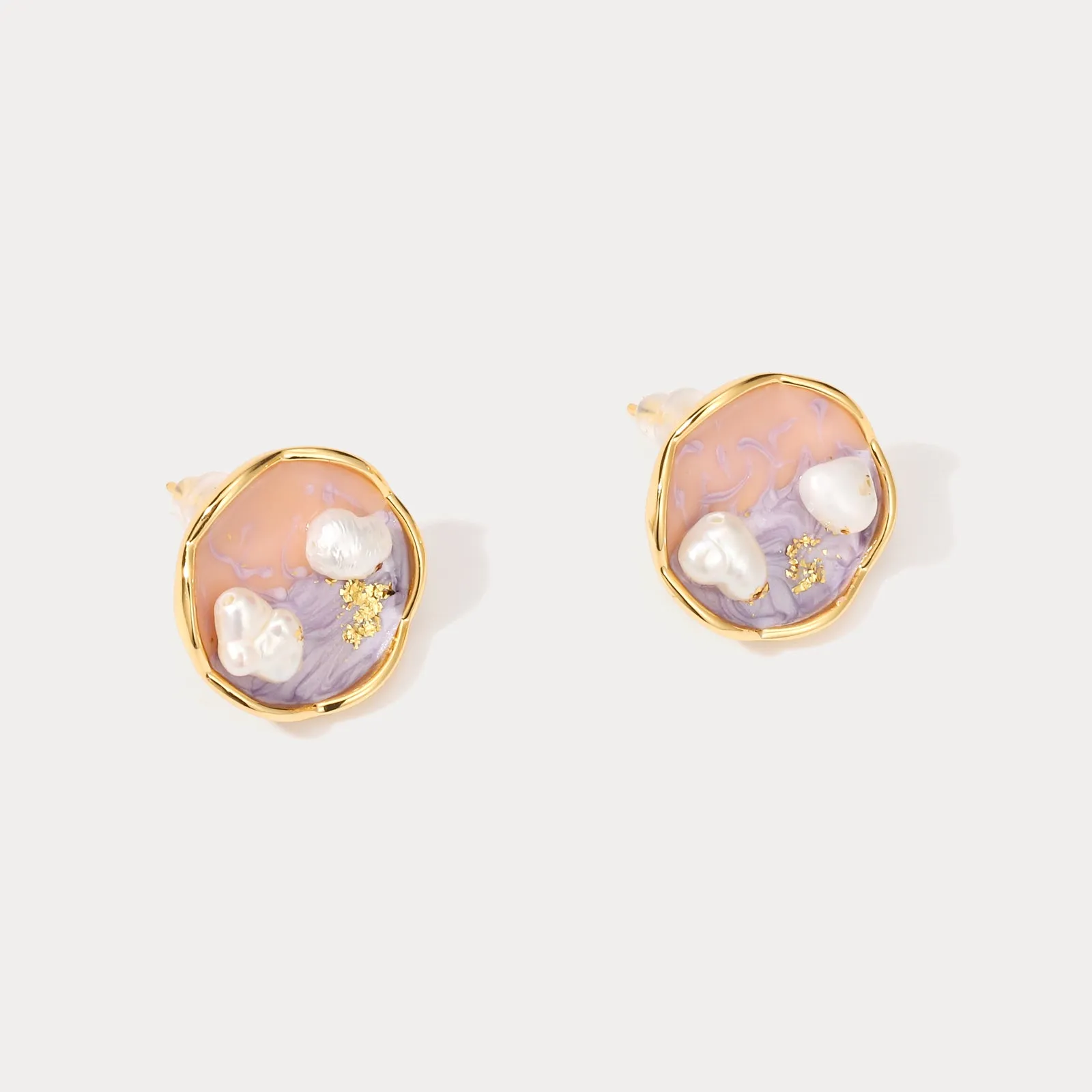 Sunset Ocean Oil Painting Earrings sold by Selenichast product image thumbnail 5