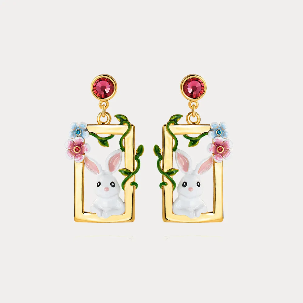 Garden Rabbit Earrings sold by Selenichast