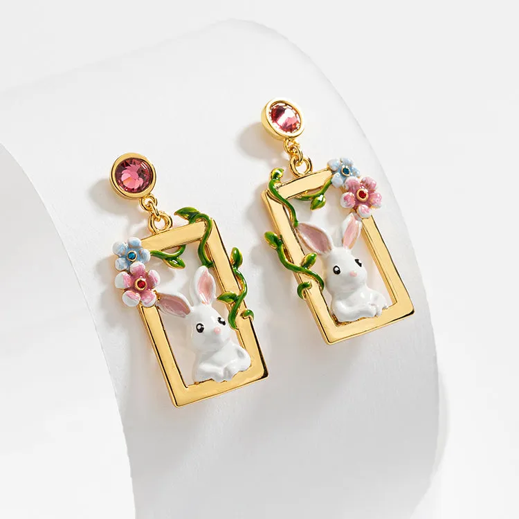 Garden Rabbit Earrings sold by Selenichast product image thumbnail 2