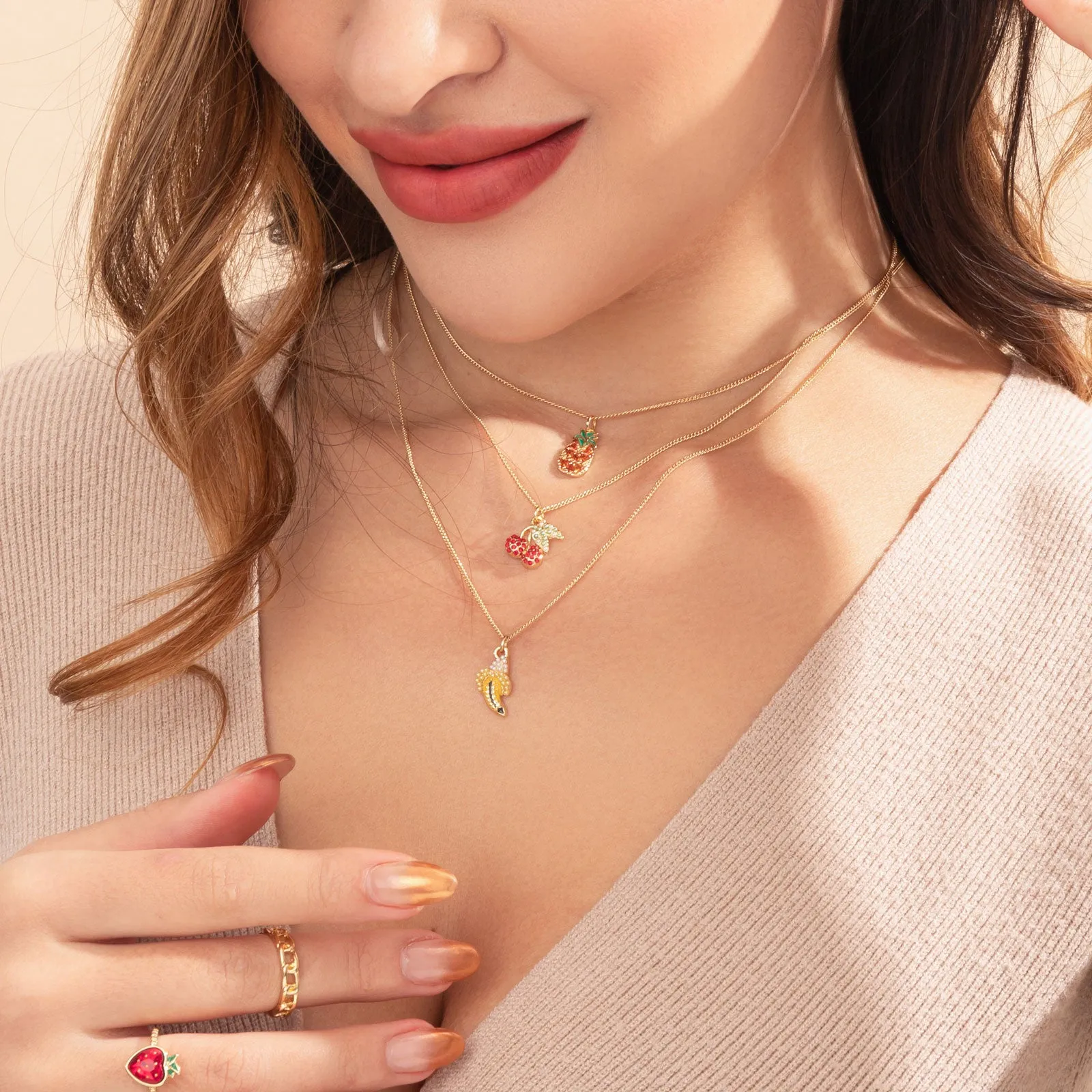 Summer Cherry Necklace sold by Selenichast product image thumbnail 3