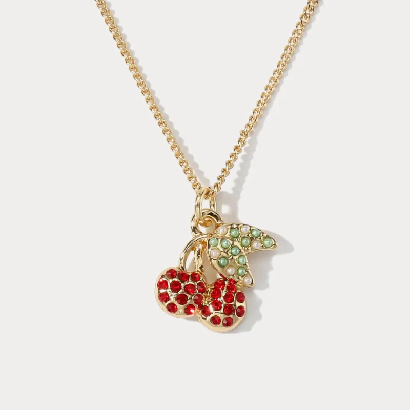 Summer Cherry Necklace sold by Selenichast