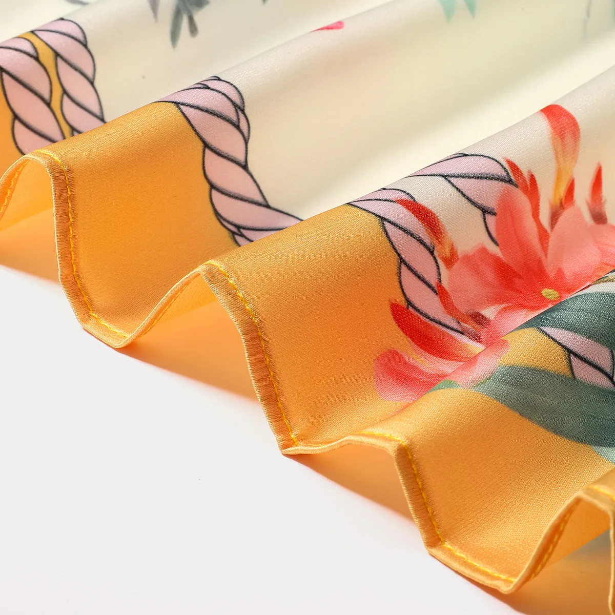 Blooming Silk Square Scarf sold by Selenichast product image thumbnail 4