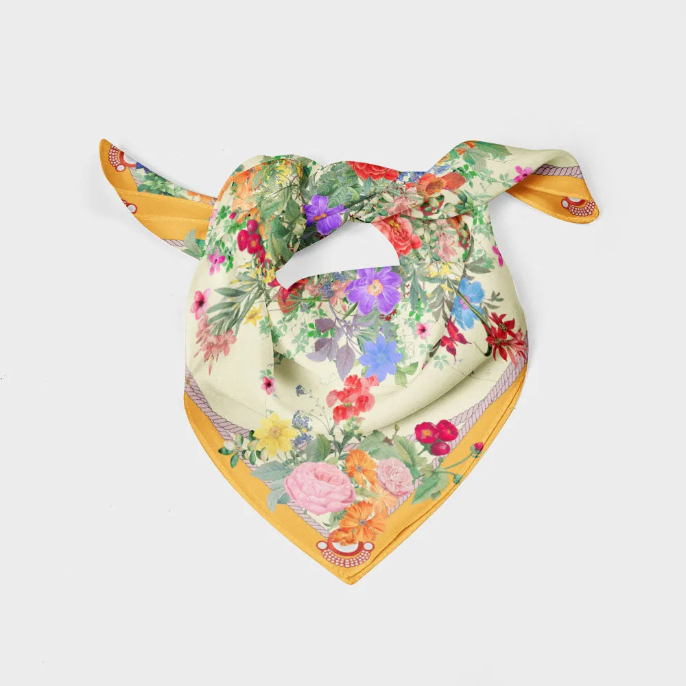 Blooming Silk Square Scarf sold by Selenichast product image thumbnail 5