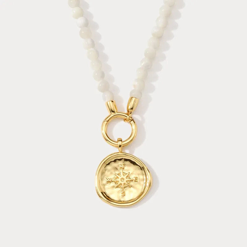 Compass Beads Necklace sold by Selenichast