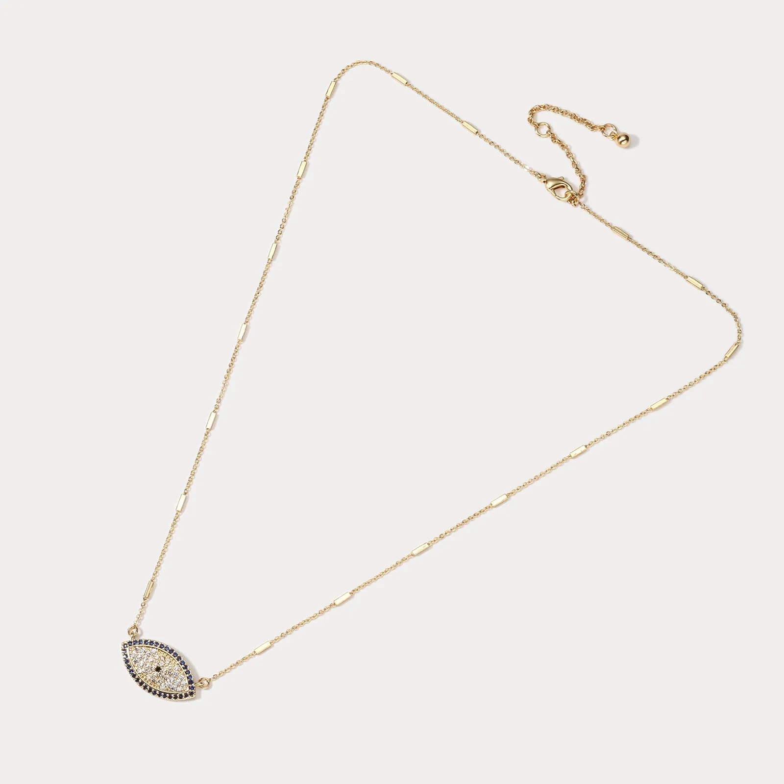 Indigo Evil Eye Necklace sold by Selenichast product image thumbnail 3