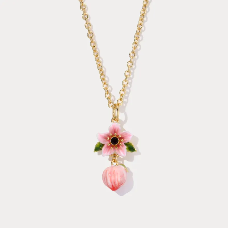 Peach Blossom Necklace sold by Selenichast