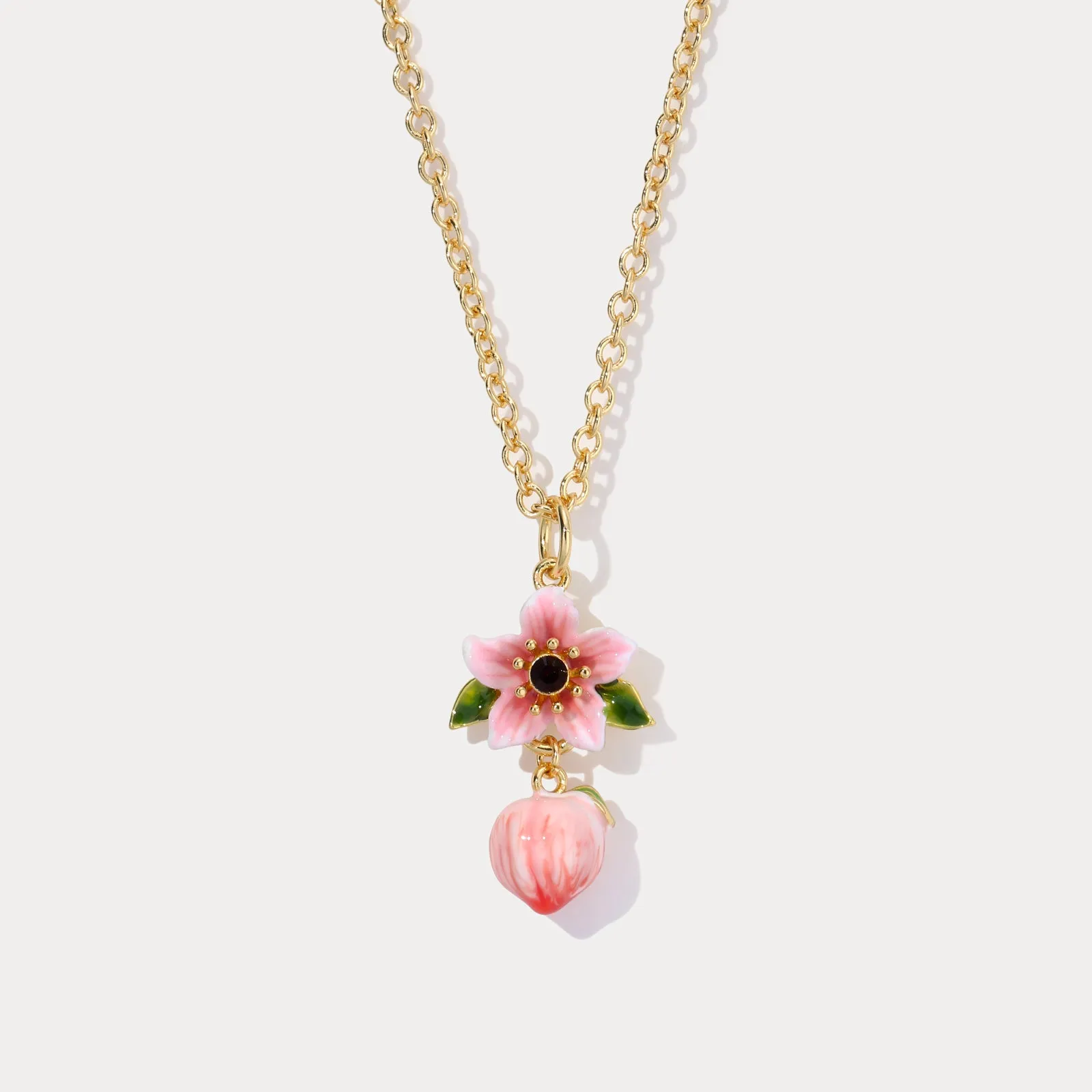 Peach Blossom Necklace sold by Selenichast
