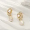 Shell Pearl Earrings sold by Selenichast
