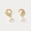 Shell Pearl Earrings sold by Selenichast