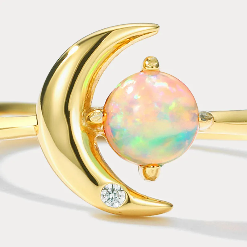 Moon Star Opal Ring sold by Selenichast product image thumbnail 3