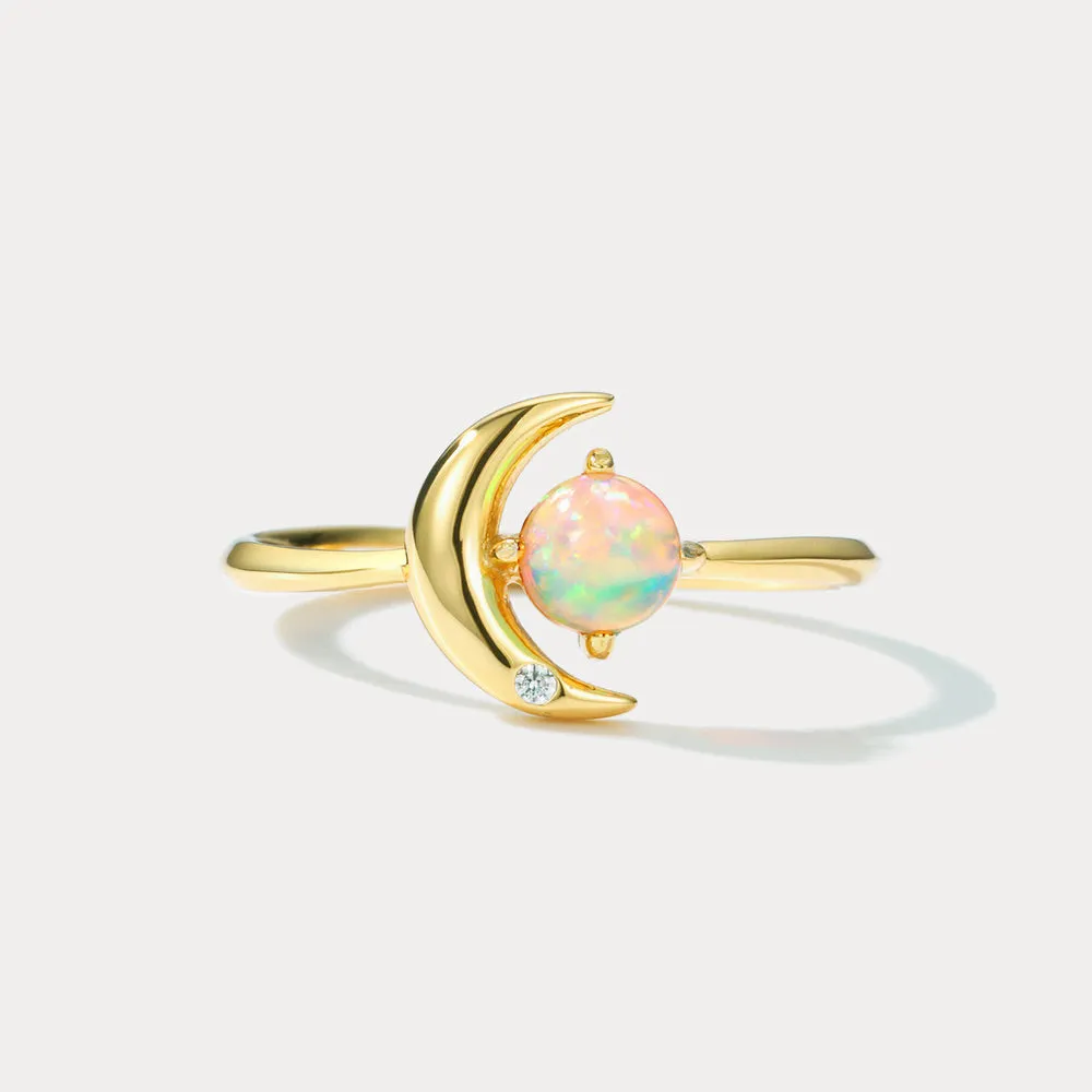 Moon Star Opal Ring sold by Selenichast product image thumbnail 4