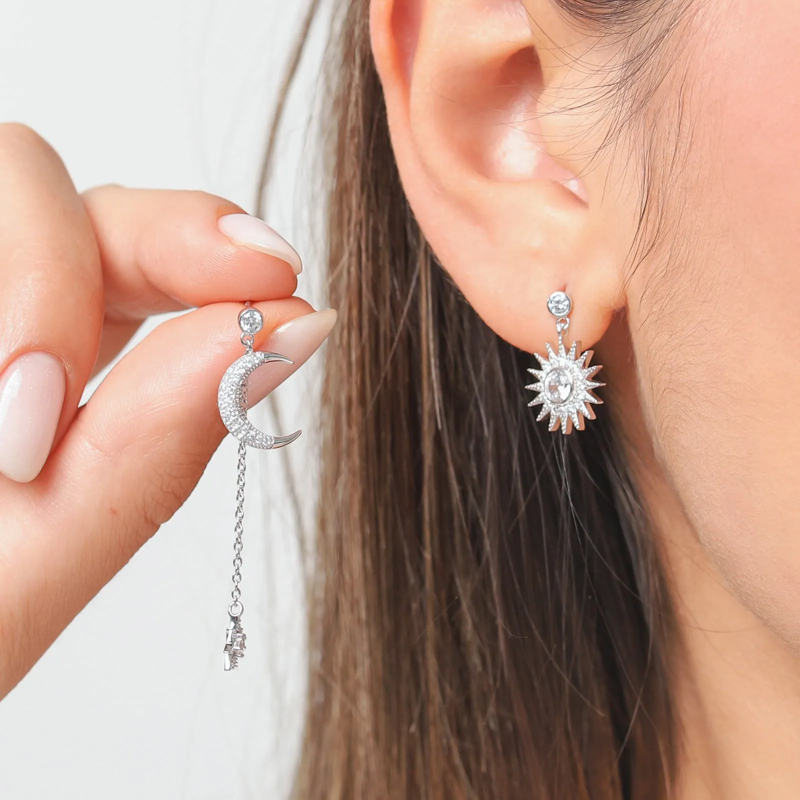 Moon & Sun Earrings sold by Selenichast product image thumbnail 2