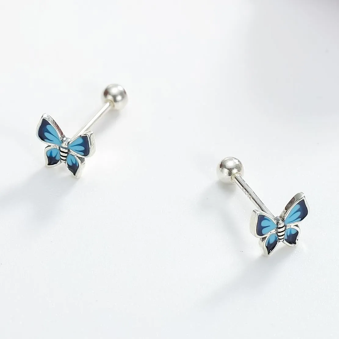 Butterfly Stud Earrings sold by Selenichast