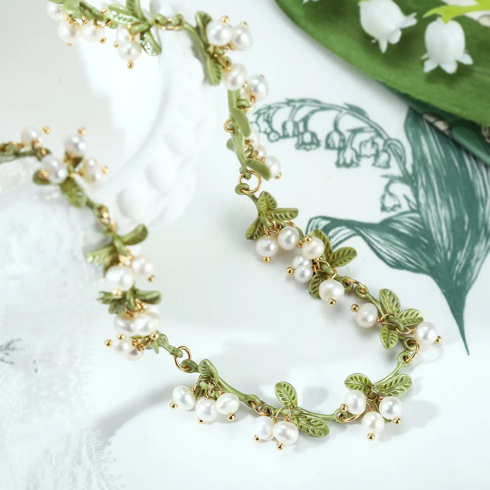 Lily Of The Valley Choker sold by Selenichast product image thumbnail 2