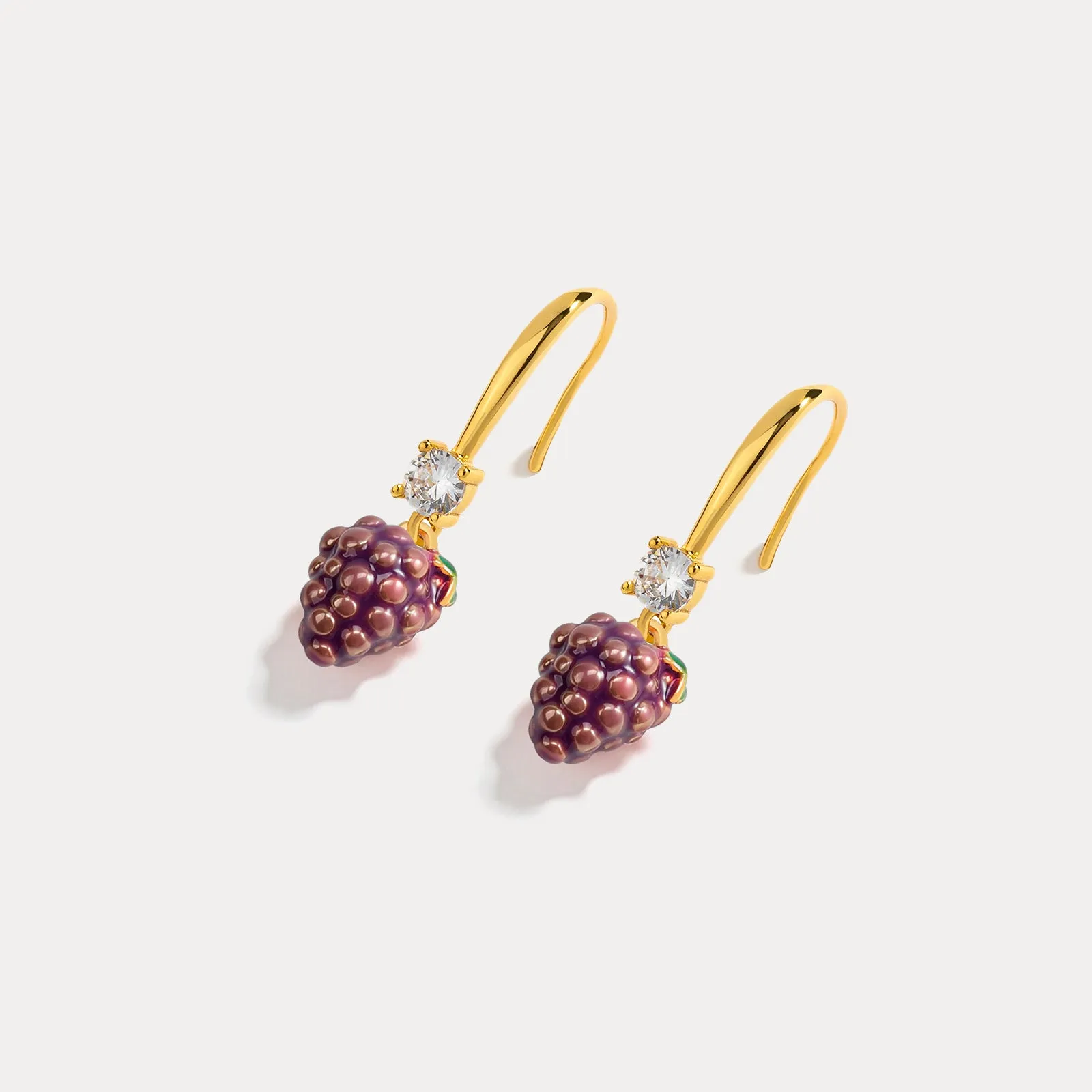 Grape Earrings sold by Selenichast product image thumbnail 2