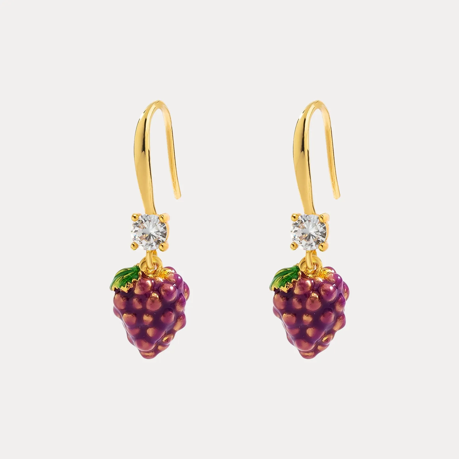 Grape Earrings sold by Selenichast