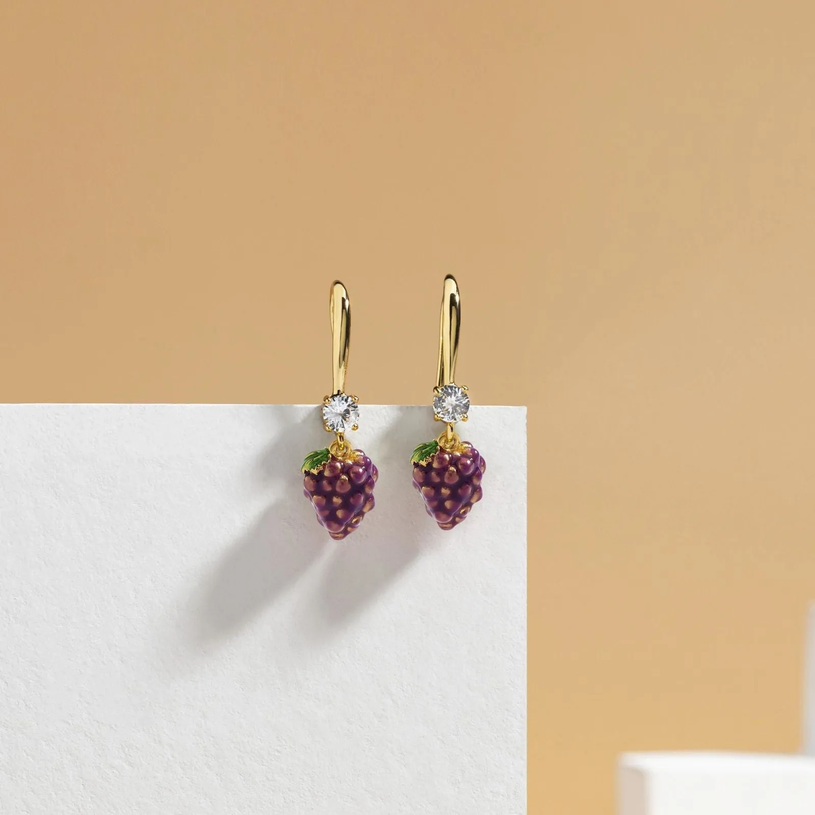 Grape Earrings sold by Selenichast product image thumbnail 5