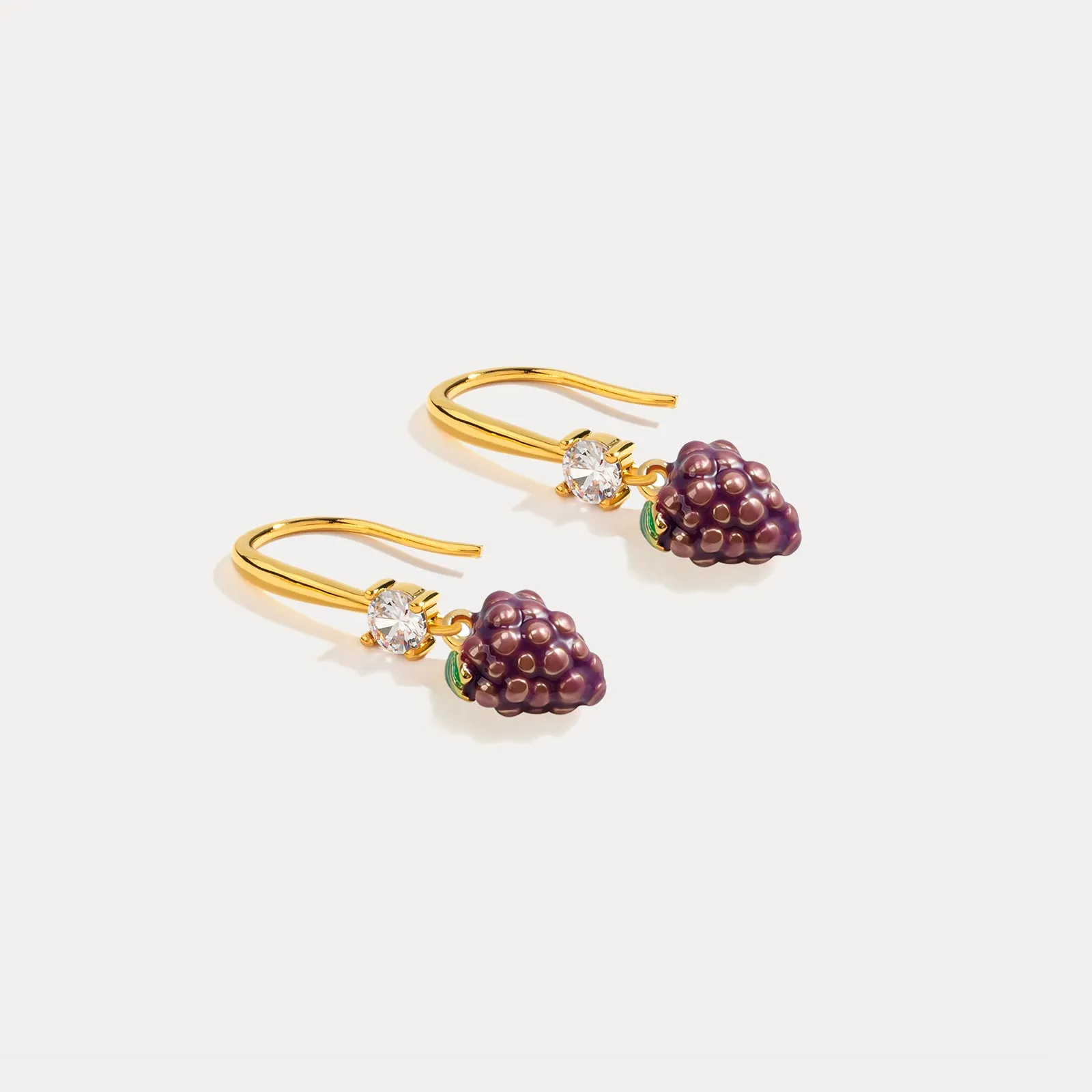 Grape Earrings sold by Selenichast product image thumbnail 4