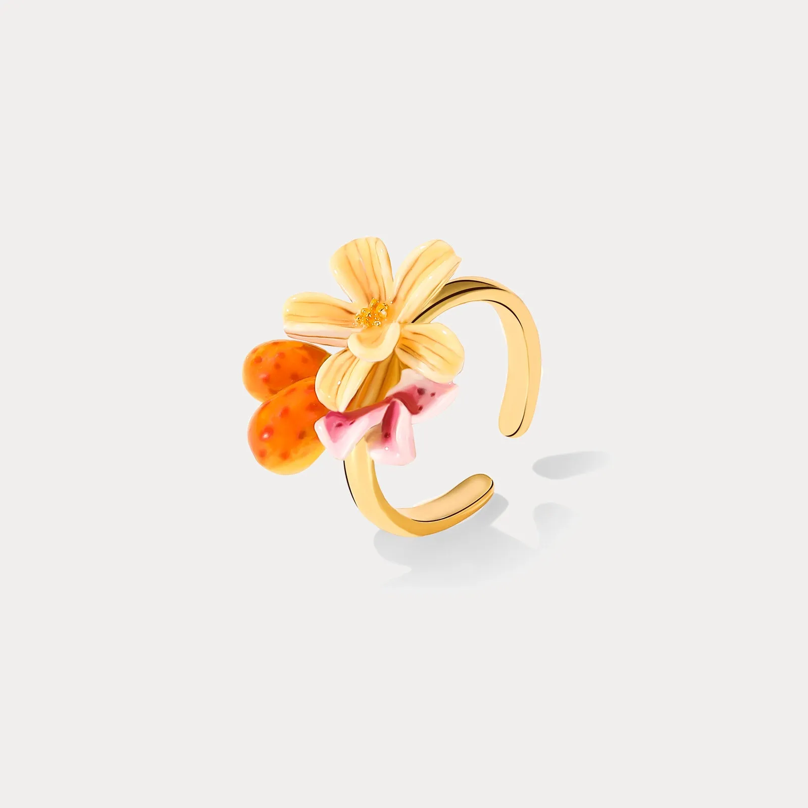 Sweet Pear Flower Ring sold by Selenichast