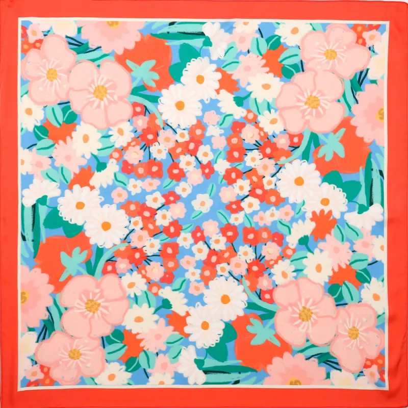 Blooming Square Scarf sold by Selenichast