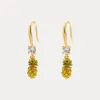 Pineapple Earrings sold by Selenichast