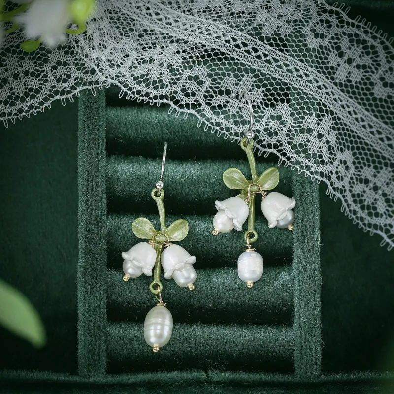 Lily Of The Valley Earrings sold by Selenichast