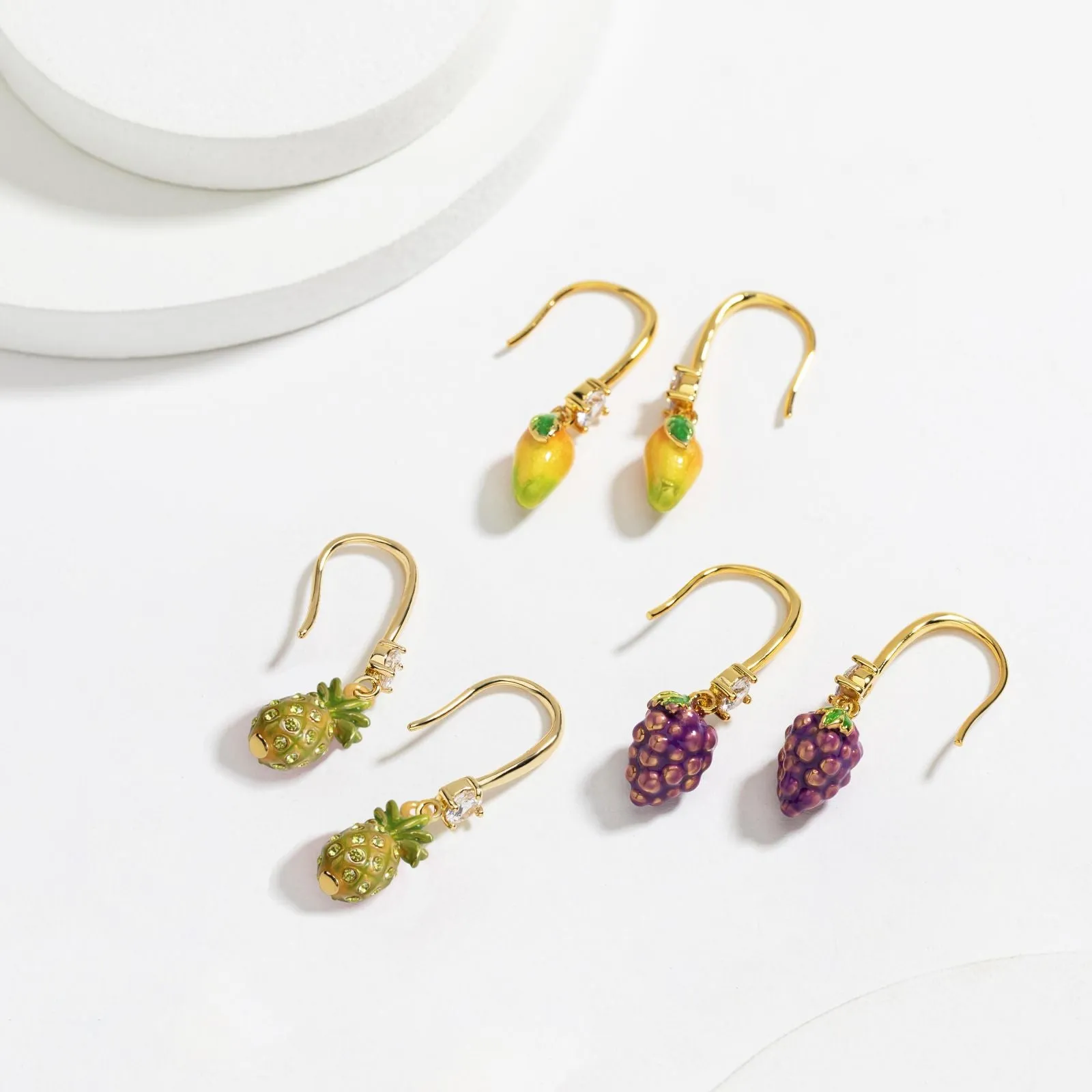 Pineapple Earrings sold by Selenichast product image thumbnail 5