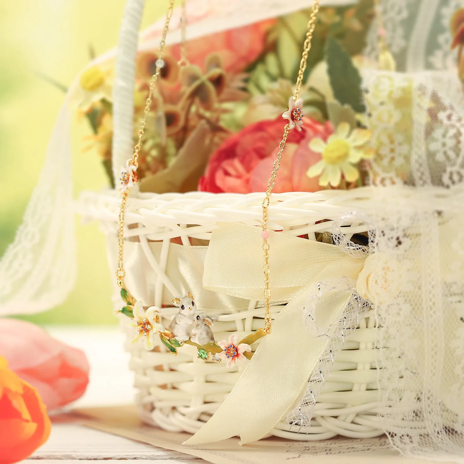 Fluffy Bunny Necklace sold by Selenichast product image thumbnail 4