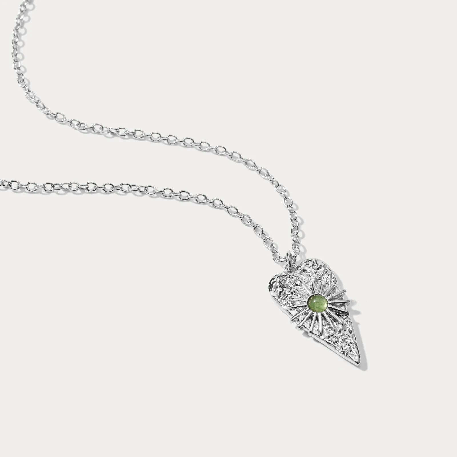 Silver Sun Necklace sold by Selenichast product image thumbnail 5