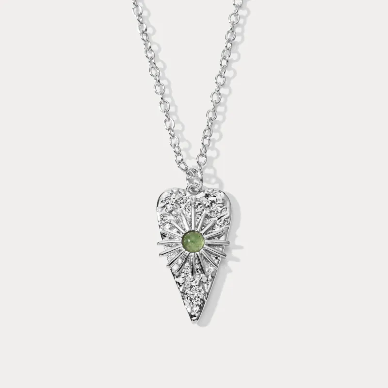 Silver Sun Necklace sold by Selenichast