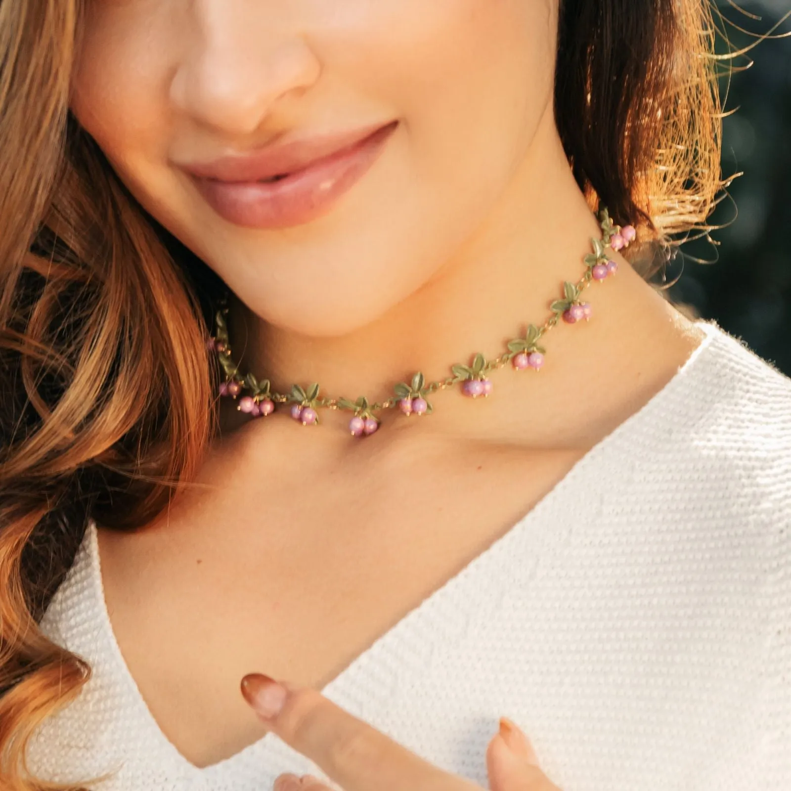 Beautyberry Necklace sold by Selenichast product image thumbnail 4