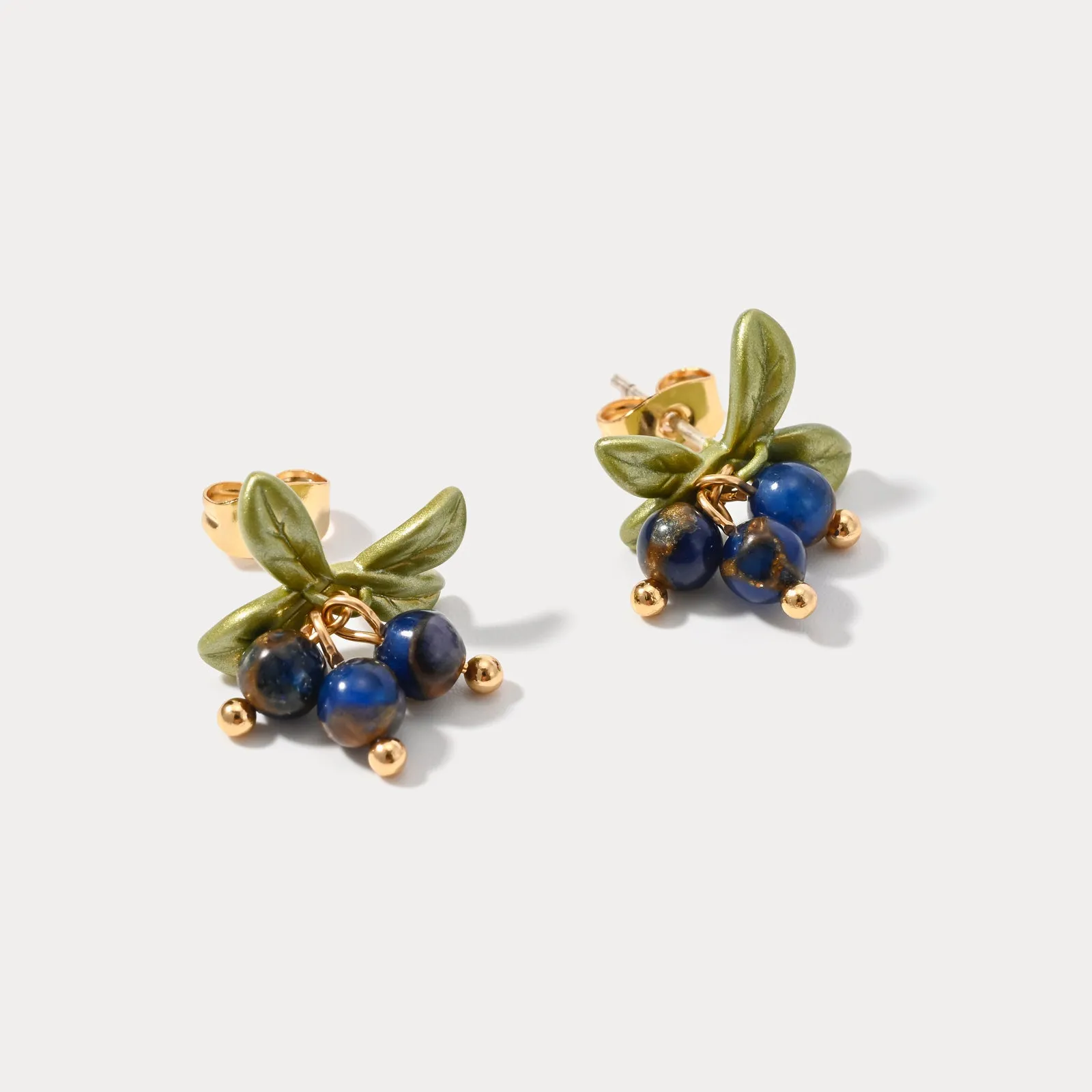 Blueberry Earrings sold by Selenichast product image thumbnail 4