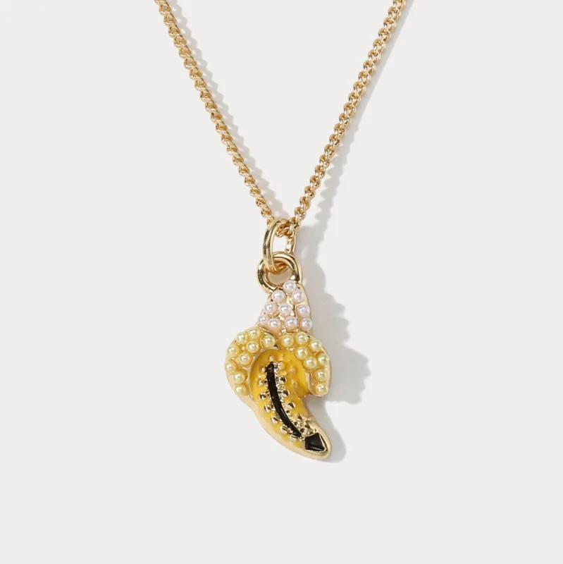 Summer Banana Necklace sold by Selenichast
