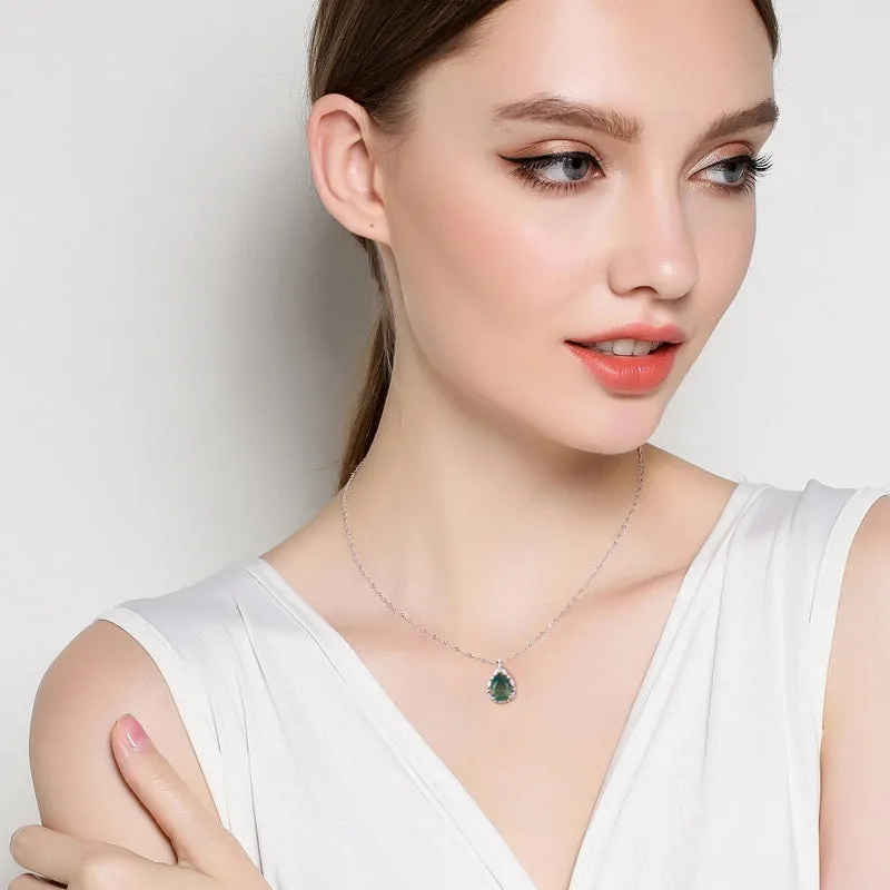 Moss Agate Necklace Sterling Silver sold by Selenichast product image thumbnail 5