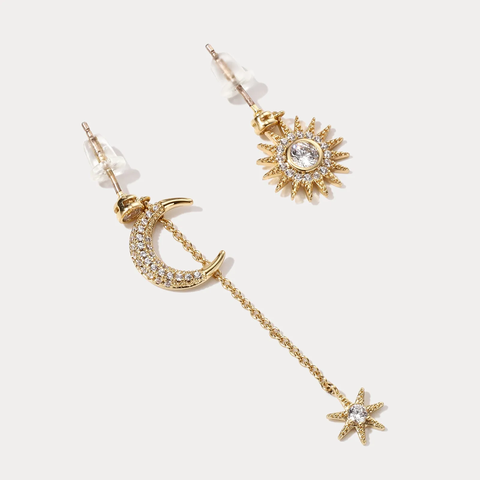 Moon & Sun Earrings sold by Selenichast product image thumbnail 3