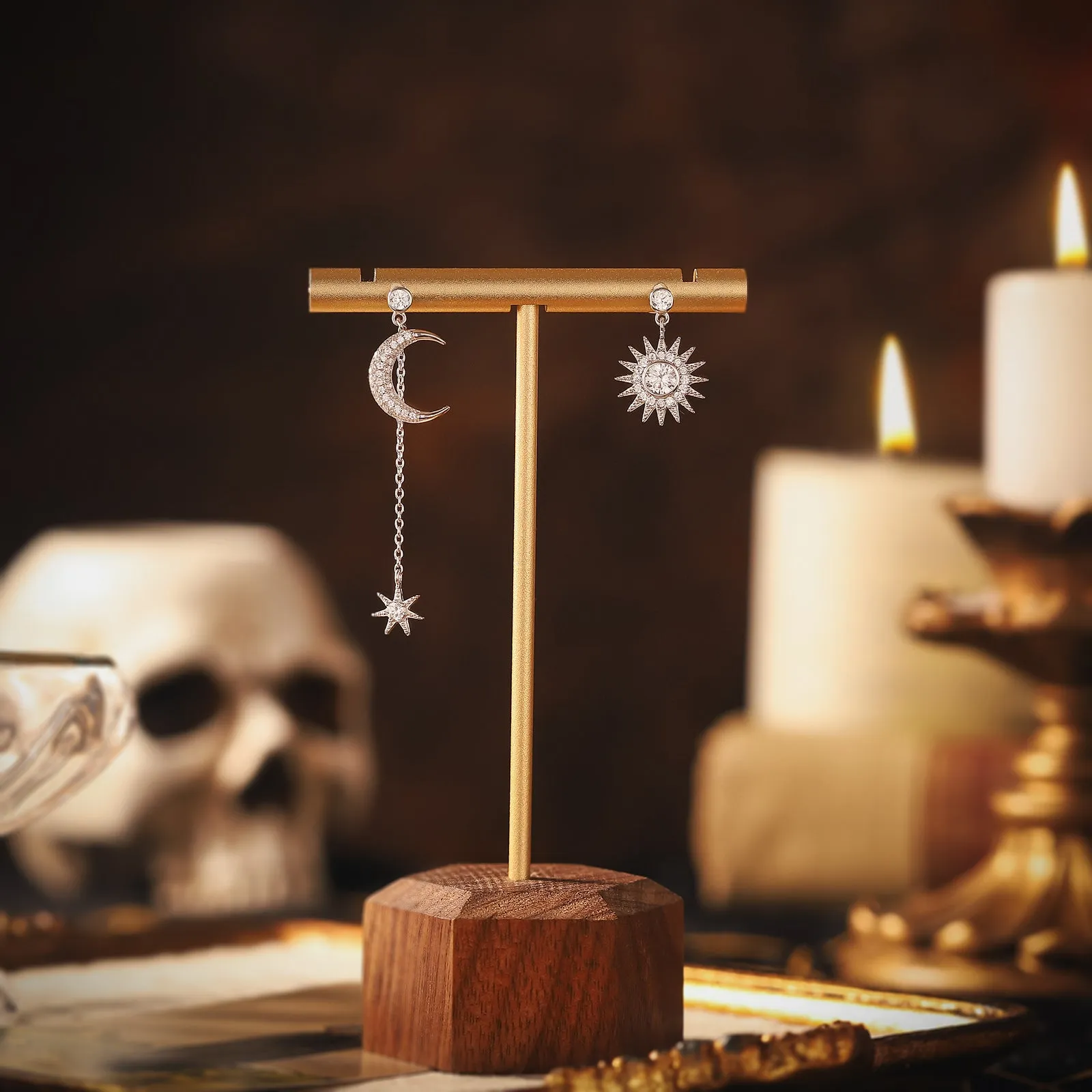 Moon & Sun Earrings sold by Selenichast product image thumbnail 5