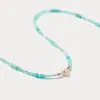 Blue Seed Bead Necklace sold by Selenichast