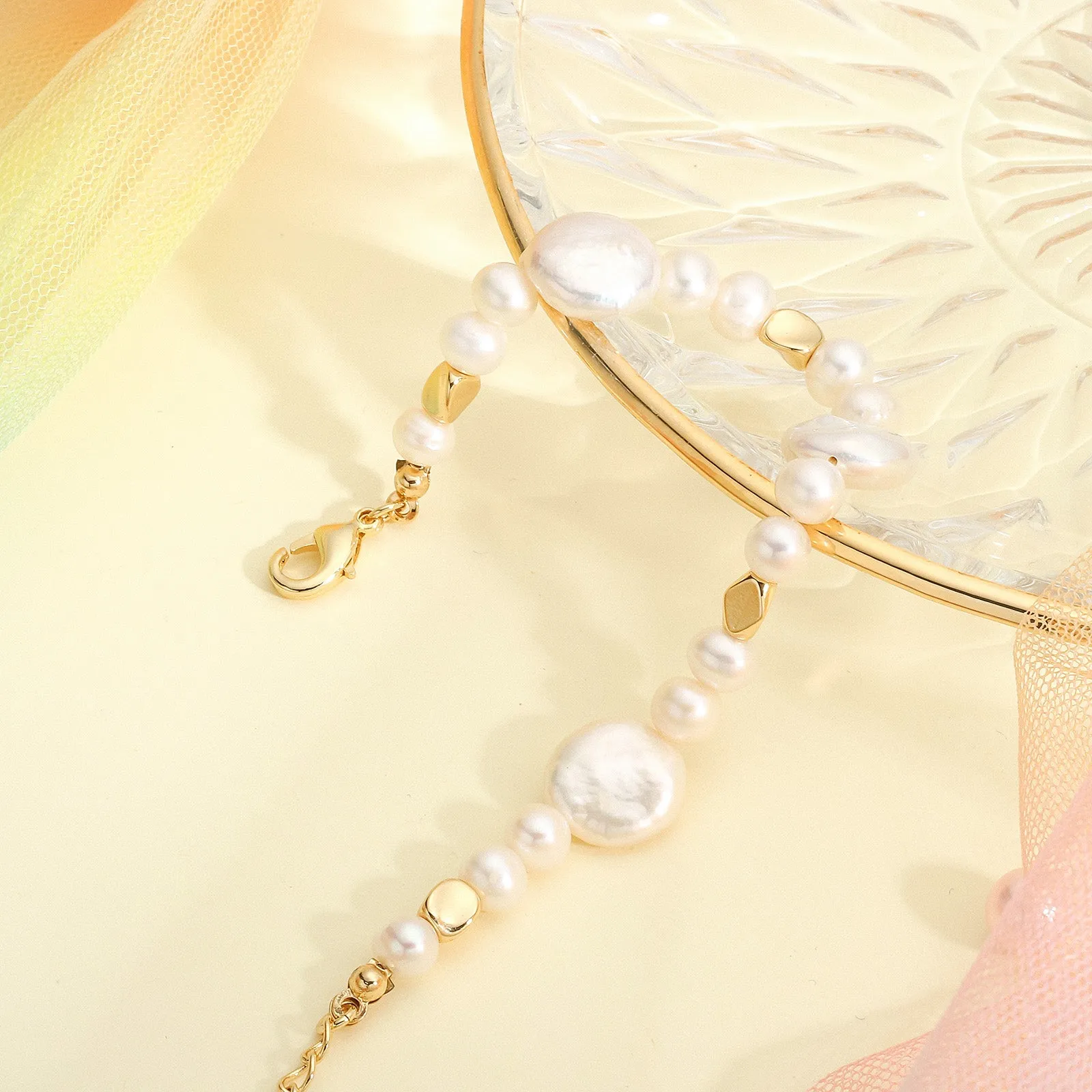 Baroque Pearl Bracelet sold by Selenichast product image thumbnail 5