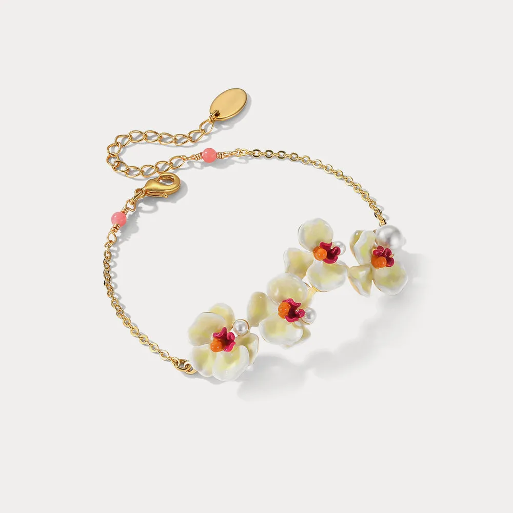 Phalaenopsis Bracelet sold by Selenichast product image thumbnail 4