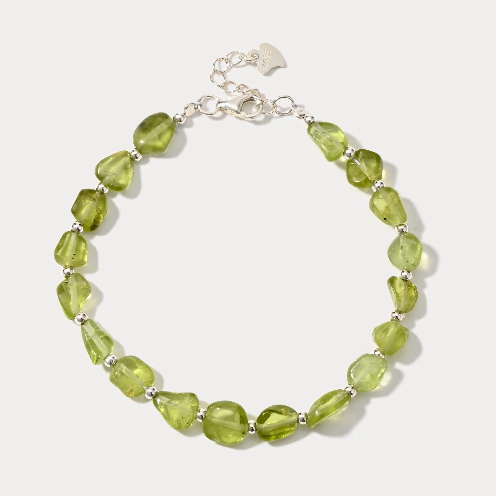 Natural Peridot Bracelet sold by Selenichast