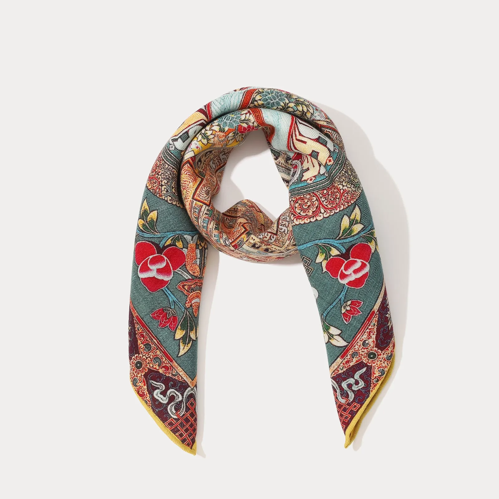 Thangka Cashmere Scarf sold by Selenichast product image thumbnail 2