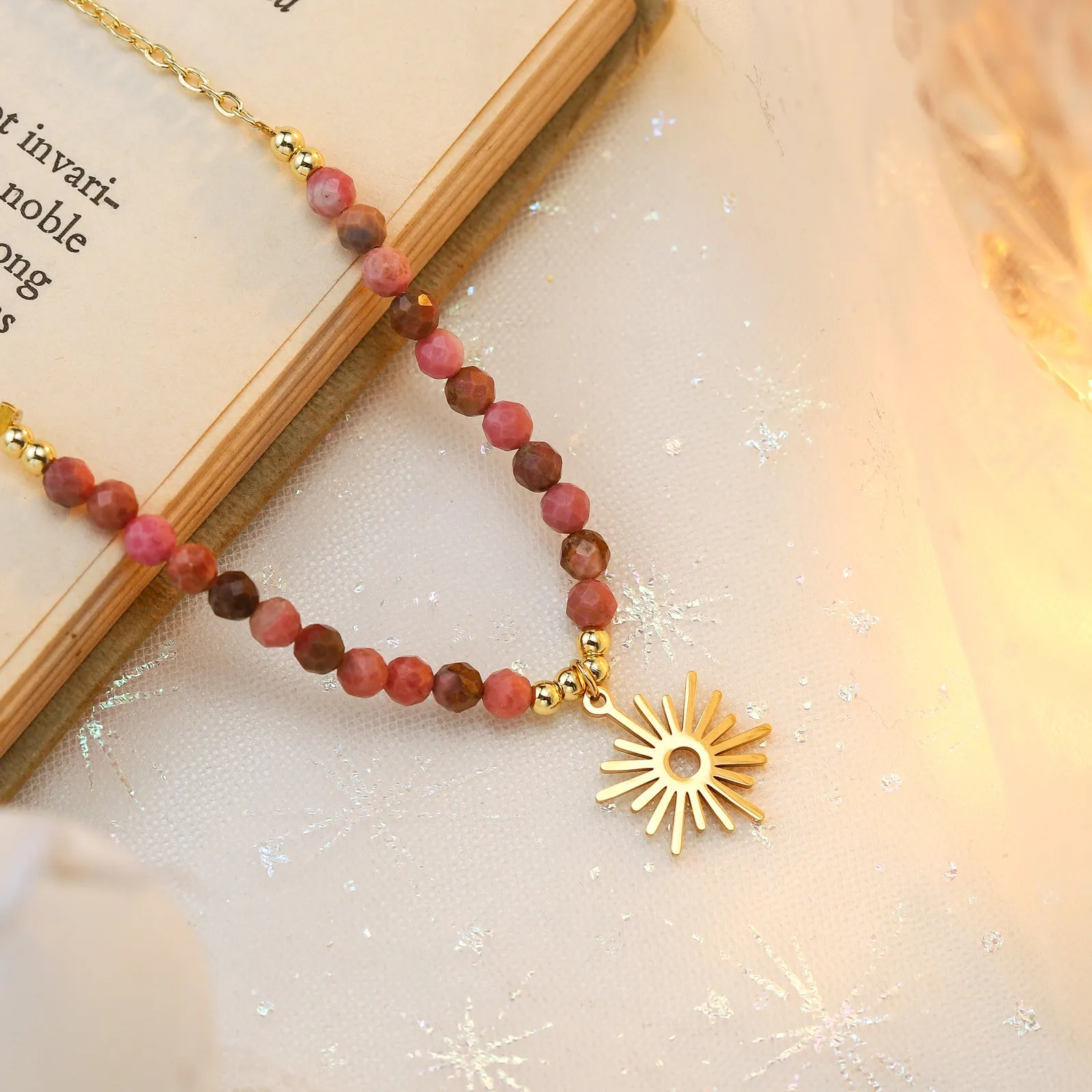 Sun Beaded Necklace sold by Selenichast product image thumbnail 3