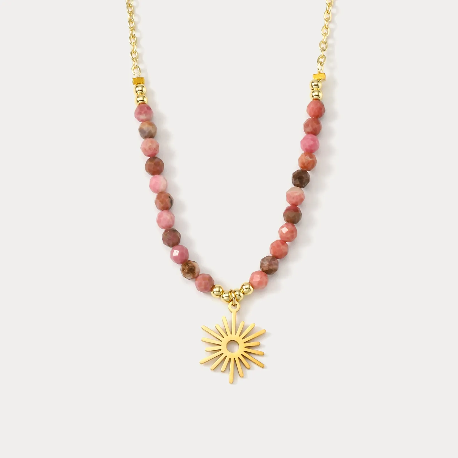 Sun Beaded Necklace sold by Selenichast