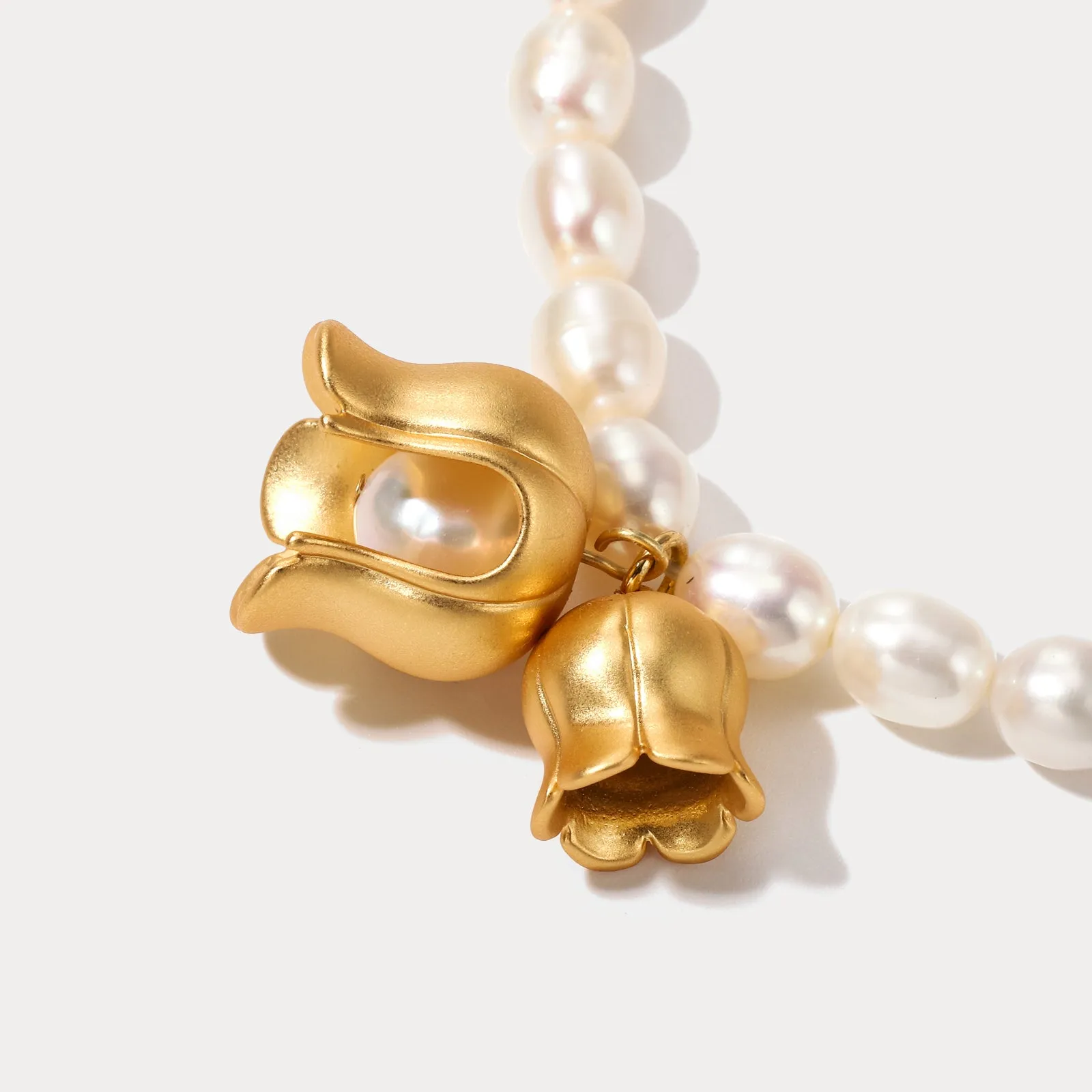 Lily Of The Valley Pearl Bracelet sold by Selenichast product image thumbnail 5
