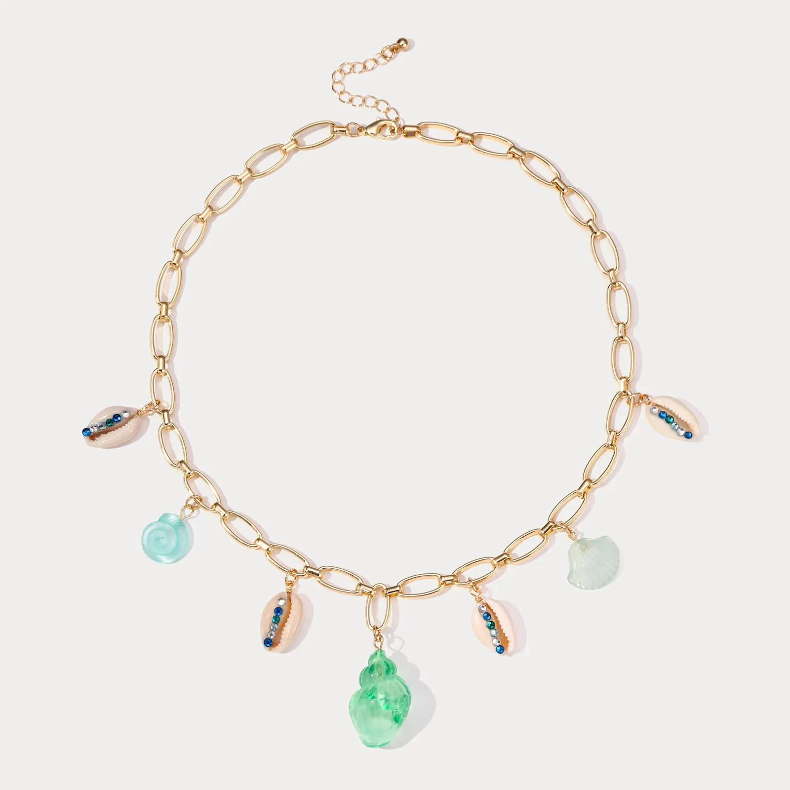 Pastel Sea Shell Necklace sold by Selenichast product image thumbnail 5