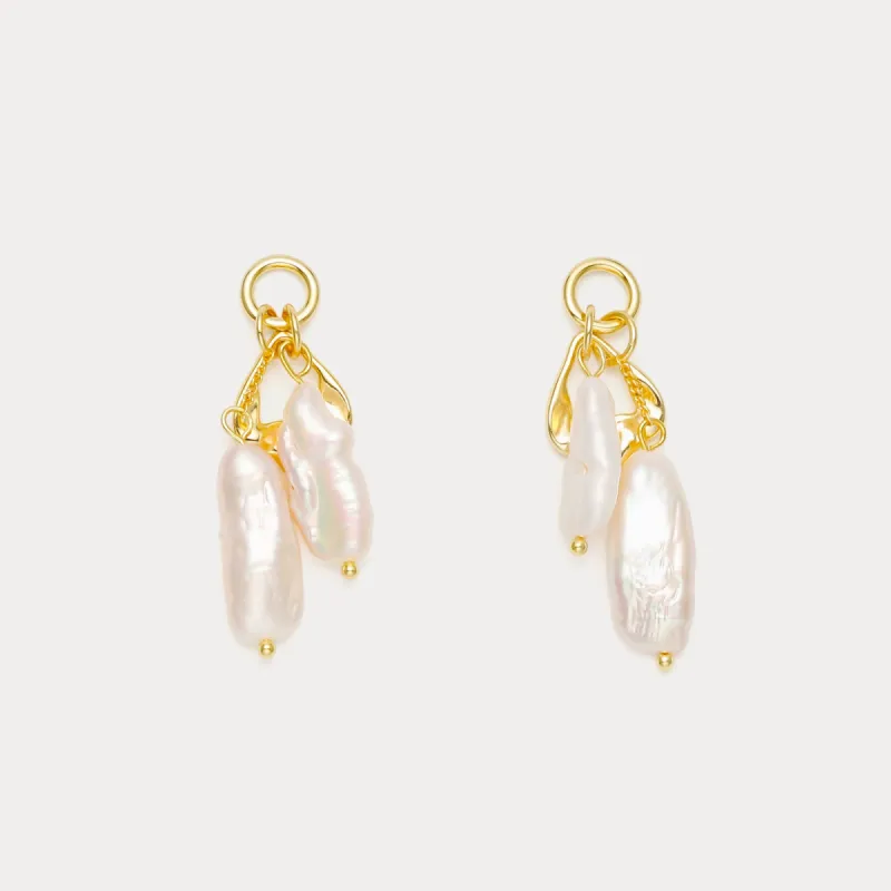 Baroque Pearl Earrings sold by Selenichast