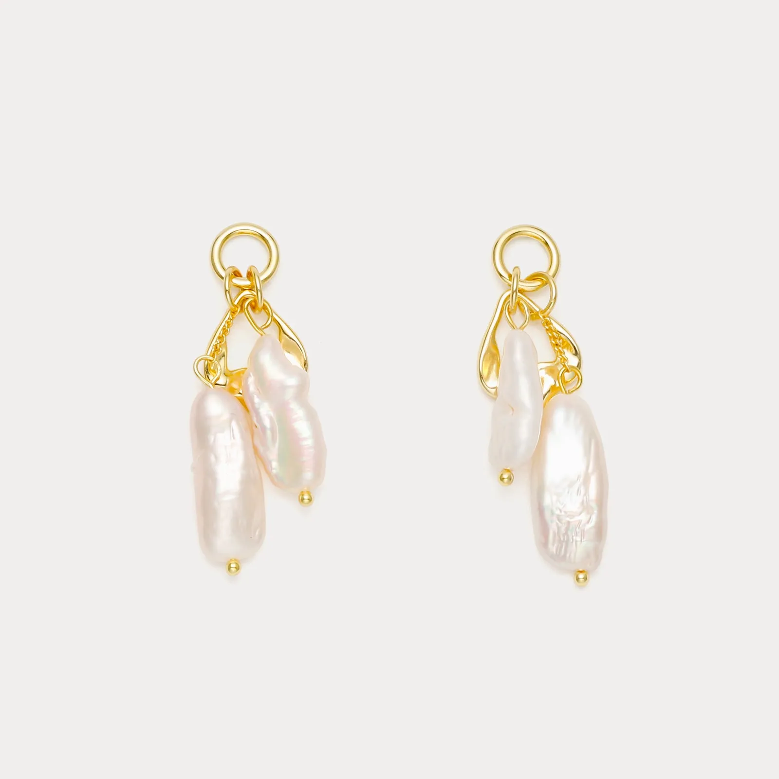 Baroque Pearl Earrings sold by Selenichast