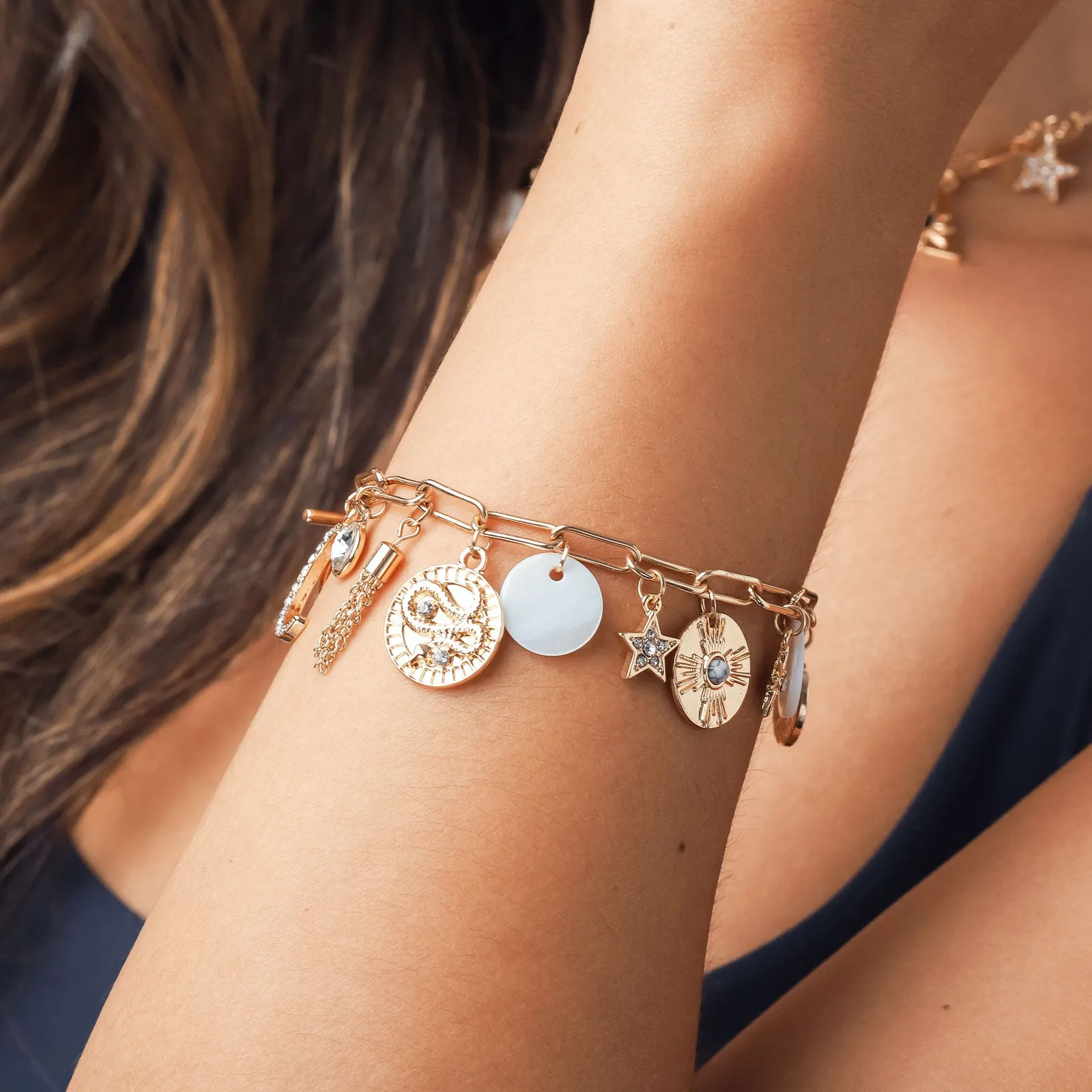 Moon and Star Bracelet sold by Selenichast product image thumbnail 2