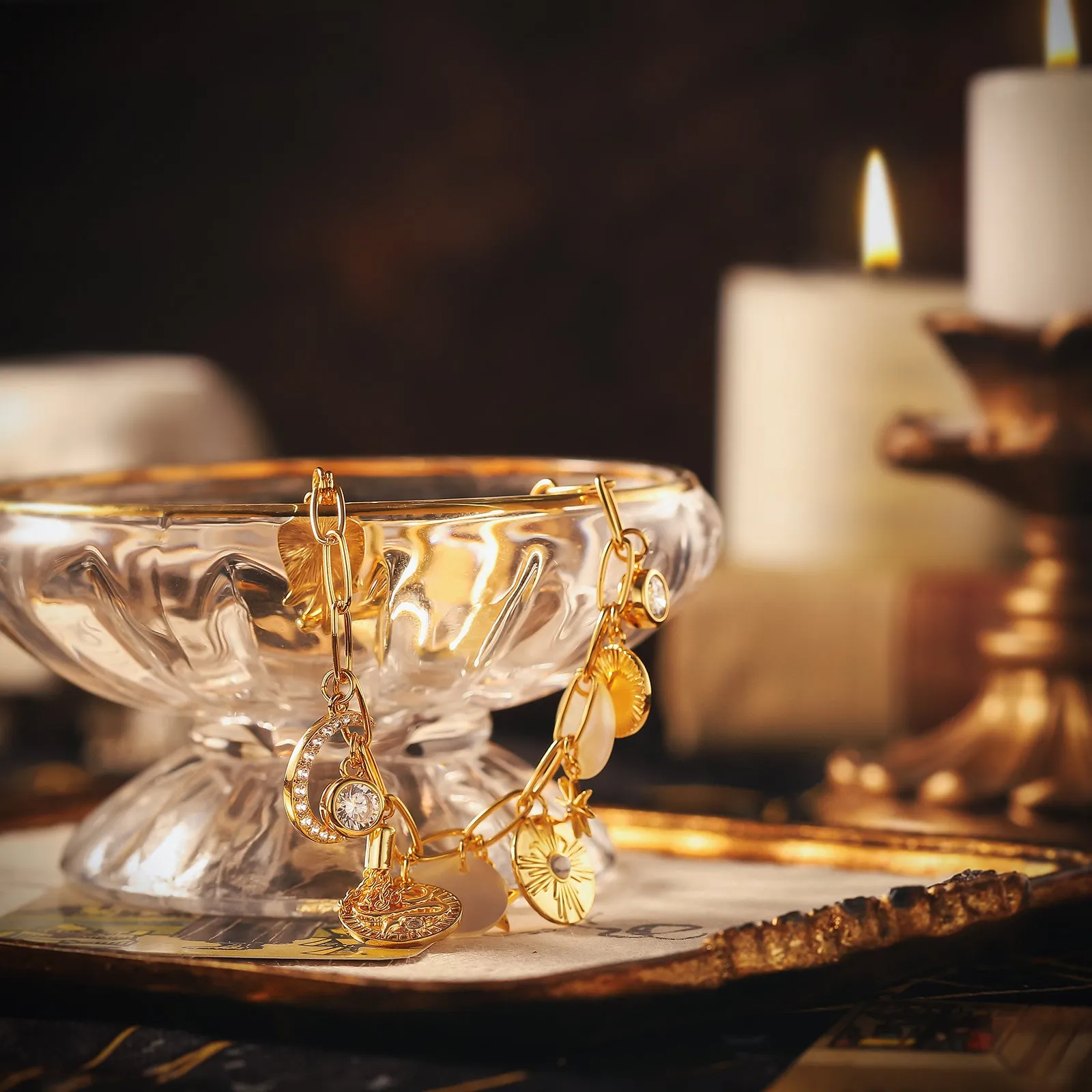 Moon and Star Bracelet sold by Selenichast product image thumbnail 3